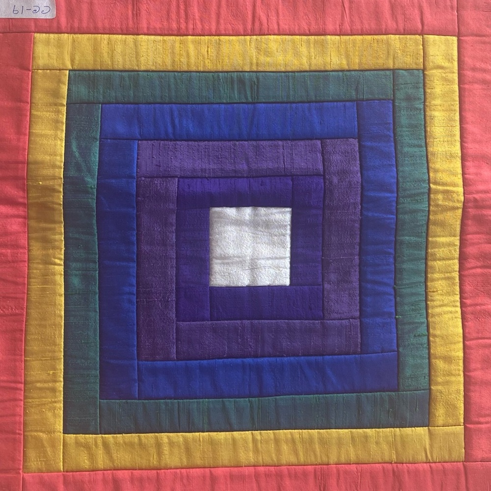 Rainbow Colorful Design Silk Euro Sham With Zipper On Back NEW - Picture 7 of 9